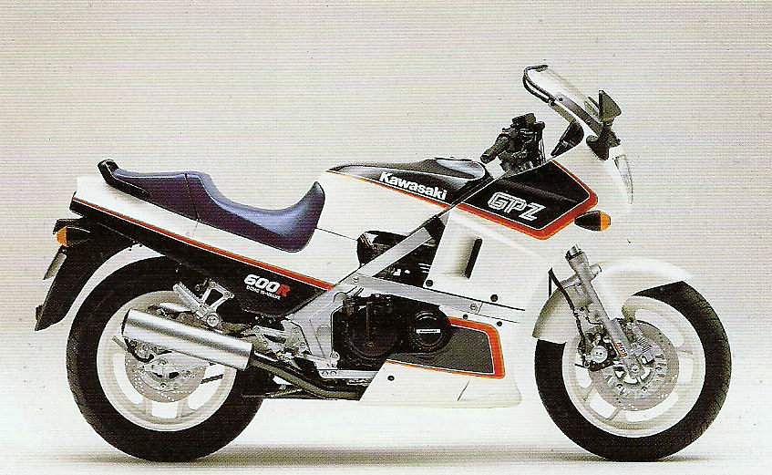 Fantastiske Slumber Livlig Kawasaki GPX 600R Ninja (1987-88) - motorcycle specifications
