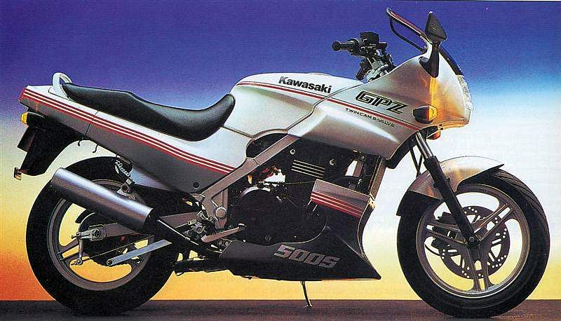 afskaffet Helt tør Kemi Kawasaki GPz 500S (1987-88) - motorcycle specifications