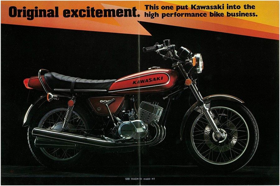 Kawasaki H1 500 Mach III (1972-73)